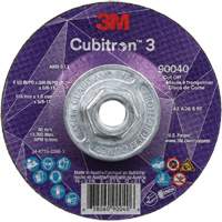 Meule &agrave; tronçonner Cubitron 3, 4-1/2" x 0,045", Arbre de 5/8"-11, Type T27, C&eacute;ramique, 13 300 Tr/min Rock Safety Industrial Ltd