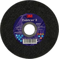 Cubitron 3 Cutting Disc, 5" x 9/32", 3/8" Arbor, Type 41 Rock Safety Industrial Ltd