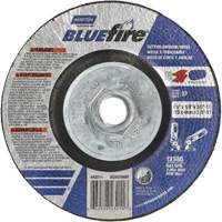 Disque de meulage et tronçonnage BlueFire, 4-1/2" x 1/8", Arbre de 5/8"-11, Type 27, Alumine de zirconium Rock Safety Industrial Ltd
