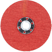 Blaze F980 Speed-Change Fastener Fiber Locking Disc, 4-1/2" Dia., 24 Grit, Ceramic Alumina Rock Safety Industrial Ltd