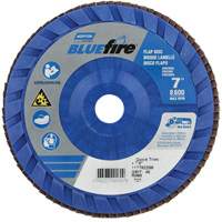 BlueFire Quick Trim Flap Disc, 7" x 7/8", Type 27, 40 Grit, Zirconia Alumina Rock Safety Industrial Ltd