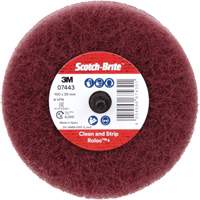 Scotch-Brite Roloc Plus General Purpose Scuffing Wheel, 4" Dia. Rock Safety Industrial Ltd