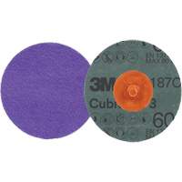 Disque en fibre Roloc Cubitron 3, 2" dia., Grain 60+, C&eacute;ramique Rock Safety Industrial Ltd