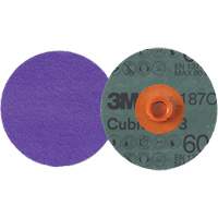 Cubitron 3 Roloc Fibre Disc, 4" Dia., 60+ Grit, Ceramic Rock Safety Industrial Ltd