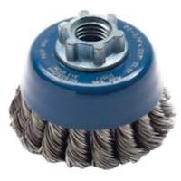 Knotted Wire Cup Brush, 2-3/4" Dia. x 5/8"-11 Arbor Rock Safety Industrial Ltd