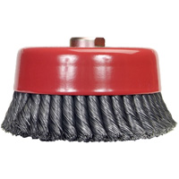 Knotted Wire Cup Brush, 6" Dia. x 5/8"-11 Arbor Rock Safety Industrial Ltd