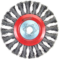 Bosses &agrave; fils nou&eacute;s standards, Dia. 4-1/2", Fils 0,02", Arbre 5/8"-11, Acier Rock Safety Industrial Ltd