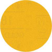 Hookit Gold Abrasive Disc, 09213, 3" Dia., 180 Grit, Aluminum Oxide, C-Weight Rock Safety Industrial Ltd