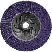 Disque &agrave; lamelles conique 1169F Cubitron 3 &agrave; changement rapide, 4-1/2" x 5/8"-11, Type T29, Grain 80+, C&eacute;ramique Rock Safety Industrial Ltd