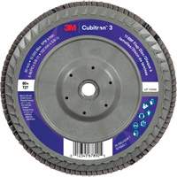 Disque &agrave; lamelles plate 1169F Cubitron 3 &agrave; changement rapide, 6" x 5/8"-11, Type T27, Grain 80+, C&eacute;ramique Rock Safety Industrial Ltd