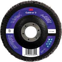 Disque &agrave; lamelles plate 1169F Cubitron 3, 4-1/2" x 7/8", Type T27, Grain 40+, C&eacute;ramique Rock Safety Industrial Ltd