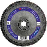 Disque &agrave; lamelles conique 1169F Cubitron 3 &agrave; changement rapide, 5" x 5/8"-11, Type T29, Grain 40+, C&eacute;ramique Rock Safety Industrial Ltd