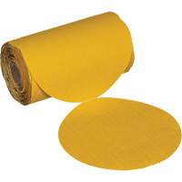 Stikit No Hole Gold Abrasive Disc Roll, 6" Dia., 220 Grit, Aluminum Oxide Rock Safety Industrial Ltd