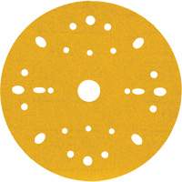 Disque abrasif dor&eacute; Hookit, dia 6", Grain 180, Oxyde d'aluminium, Poids C Rock Safety Industrial Ltd