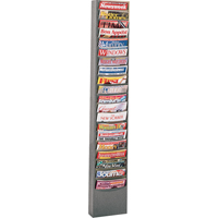 Pr&eacute;sentoirs, Stationnaire, 20 fentes, Acier, 13-1/8" la x 4-1/8" p x 58-1/2" h Rock Safety Industrial Ltd