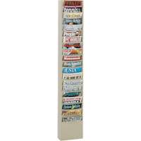 Porte-documents, Mural, 20 fentes, Acier, 9-3/4" la x 4-1/8" p x 58" h Rock Safety Industrial Ltd
