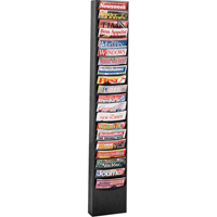 Pr&eacute;sentoirs, Stationnaire, 20 fentes, Acier, 13-1/8" la x 4-1/8" p x 58 1/2" h Rock Safety Industrial Ltd