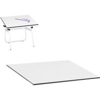 Table Top for Vista Adjustable Drawing Table, 48" W x 3/4" H, White Rock Safety Industrial Ltd
