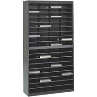 Heavy-duty Literature Organizers, Stationary, 72 Slots, Steel, 37-1/2" W x 12-3/4" D x 71" H Rock Safety Industrial Ltd