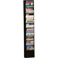 Pr&eacute;sentoirs, Stationnaire, 20 fentes, Acier, 9-3/4" la x 4-1/8" p x 58" h Rock Safety Industrial Ltd