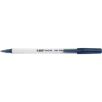Bic&reg; Round Stic Ball Point Pen, Blue, 1 mm Rock Safety Industrial Ltd