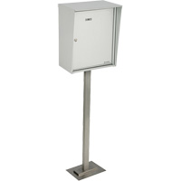Boîtes de collection, Fixation Socle, 21" x 12-7/8", Aluminium Rock Safety Industrial Ltd