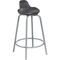 Tabouret de s&eacute;rie 500, Position assise/debout, Ajustable, 18" - 26", Polyur&eacute;thane Si&egrave;ge, Noir Rock Safety Industrial Ltd