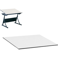 Dessus de table Planmaster, 60" la x 3/4" h, Blanc Rock Safety Industrial Ltd