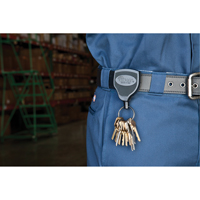 Porte-cl&eacute;s Super48, Polycarbonate, C&acirc;ble 48", Fixation Agrafe de ceinture Rock Safety Industrial Ltd