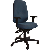 Cierra Petite Series Ergonomic Chairs, Fabric, Blue, 300 lbs. Capacity Rock Safety Industrial Ltd