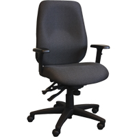 Cierra Ergonomic Chairs, Fabric, Black, 275 lbs. Capacity Rock Safety Industrial Ltd