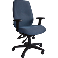 Cierra Ergonomic Chairs, Fabric, Blue, 250 lbs. Capacity Rock Safety Industrial Ltd