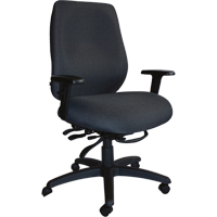 Cierra Heavy Duty Ergonomic Chairs, Fabric, Black, 400 lbs. Capacity Rock Safety Industrial Ltd