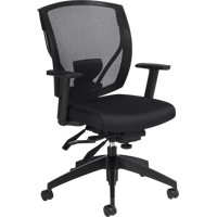 Chaises &agrave; bras Multi-Tilter, Tissu, Noir, Capacit&eacute; 300 lb Rock Safety Industrial Ltd