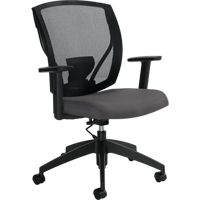 Chaises de travail, Vinyle, Charbon, Capacit&eacute; 300 lb Rock Safety Industrial Ltd