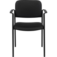 Chaises empilables, Tissu, Hauteur 32", Capacit&eacute; 300 lb, Noir Rock Safety Industrial Ltd