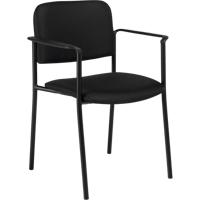 Chaises empilables, Tissu, Hauteur 32", Capacit&eacute; 300 lb, Noir Rock Safety Industrial Ltd