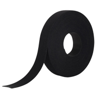 One-Wrap&reg; Fastener Tape, Hook & Loop, 25 yds x 1", Self-Grip, Black Rock Safety Industrial Ltd