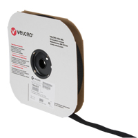 Fastener Tape, Loop, 25 yds x 1", Sew-On, Black Rock Safety Industrial Ltd