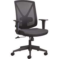 Activ A-47 Synchro Office Chair, Fabric, Black, 275 lbs. Capacity Rock Safety Industrial Ltd