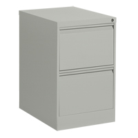 Classeur vertical, Acier, 2 tiroirs, 18-1/7" la x 25" p x 29" h, Gris Rock Safety Industrial Ltd