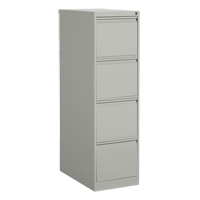 Classeur vertical, Acier, 4 tiroirs, 15-1/7" la x 25" p x 52" h, Gris Rock Safety Industrial Ltd
