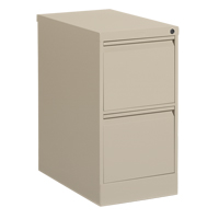 Classeur vertical, Acier, 2 tiroirs, 15-1/7" la x 25" p x 29" h, Beige Rock Safety Industrial Ltd