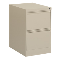 Classeur vertical, Acier, 2 tiroirs, 18-1/7" la x 25" p x 29" h, Beige Rock Safety Industrial Ltd