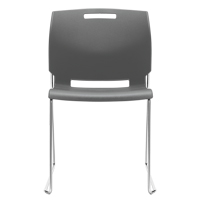 Chair, Plastic, 32-1/2" High, 300 lbs. Capacity, Grey Rock Safety Industrial Ltd