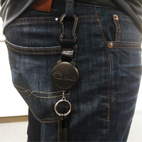 Porte-cl&eacute;s Securit, Polycarbonate, C&acirc;ble 48", Fixation Mousqueton Rock Safety Industrial Ltd
