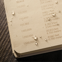 Bound Book, Hard Cover, Tan, 160 Pages, 4-5/8" W x 7-1/4" L Rock Safety Industrial Ltd