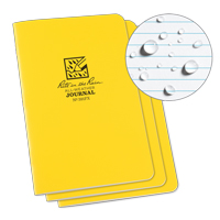 Notebook, Soft Cover, Yellow, 48 Pages, 4-5/8" W x 7" L Rock Safety Industrial Ltd