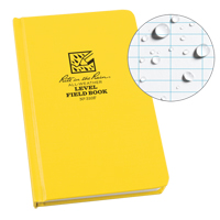 Bound Book, Hard Cover, Yellow, 160 Pages, 4-5/8" W x 7-1/4" L Rock Safety Industrial Ltd