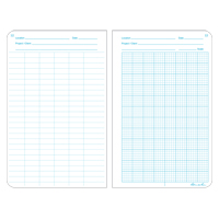 Bound Book, Hard Cover, Yellow, 160 Pages, 4-5/8" W x 7-1/4" L Rock Safety Industrial Ltd